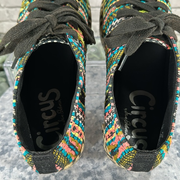 Circus by Sam Edelman Brandon Platform Woven Espadrille Sneakers Women’s 9M✨EUC✨ - Picture 7 of 10